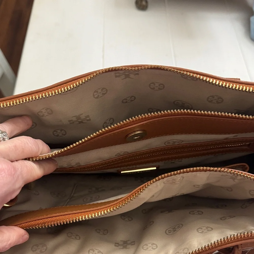 Tory Burch Tan Leather Satchel - Picture 4 of 6